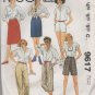 MCCALLS 9617 MISSES' SHIRT