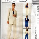 MCCALLS 9276 MISSES' UNLINED JACKET, TOP, PANTS & SKIRT