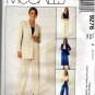 MCCALLS 9276 MISSES' UNLINED JACKET, TOP, PANTS & SKIRT