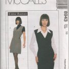 MCCALLS 8943 MISSES LINED JUMPER AND BLOUSE