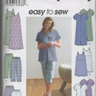 SIMPLICITY 9188 PATTERN FOR MATERNITY JUMPER OR TUNIC, PANTS OR SHORTS & KNIT DRESS OR TOP SZ 8-14