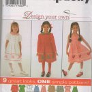 SIMPLICITY 7283 SEWING PATTERN FOR CHILD'S DRESS AND JUMPER-DESIGN YOUR OWN HOLIDAY DRESS