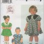 SIMPLICITY 7836 SEWING PATTERN FOR BABIES' DRESS AND PANTIES SZ NB 1-18MOS
