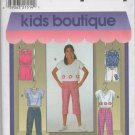 SIMPLICITY 8112 GIRLS' TOP AND CAPRI PANTS OR SHORTS SIZE 12,14,116