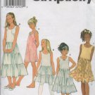 SIMPLICITY 8681 Sewing Pattern for Child's & Girls'  Slip and Camisole