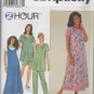 SIMPLICITY 8589 PATTERN FOR MATERNITY TOPS AND CAPRI PANTS OR SHORTS