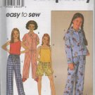 SIMPLICITY 8929 SEWING PATTERN FOR GIRLS'/GIRLS PLUS PAJAMAS