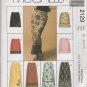 MCCALLS 2129 SEWING PATTERN FOR MISSES' SKIRT IN TWO LENGTHS SZ 8-12