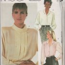 MCCALLS 2227 MISSES' BLOUSES AND NON-PERMANENT BLUE TRANSFER SZ: 8