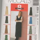 MCCALLS 2311 MISSES' DRESS OR JUMPER IN TWO LENGTHS SZ:  8, 10, 12
