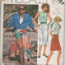 MCCALLS 2457 SEWING PATTERN FOR MISSES' SKIRTS-size 6-8-10