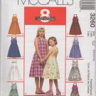MCCALLS 3260 CHILDRENS' AND GIRLS' SUNDRESSES