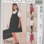 MCCALLS 8122  MATERNITY DRESS, TANK TOP, TOP, PULL-ON PANTS, SHORTS & SKIRT SZ 12-14