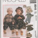 MCCALLS 8548 TODDLERS' UNLINED JACKET, DRESS PANTS, CAP  AND HAT