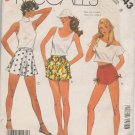 MCCALLS 2543 SEWING PATTERN FOR MISSES' SET OF SHORTS SZ 8