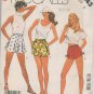MCCALLS 2543 SEWING PATTERN FOR MISSES' SET OF SHORTS SZ 8