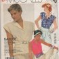 MCCALLS 2563 SEWING PATTERN FOR MISSES' TOPS SZ-8,10,12