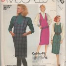 MCCALL 2643 SEWING PATTERN FOR  MISSES' JUMPER Size 10-12-14