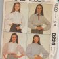 MCCALLS 8229 MISSES' SHIRT Size 10