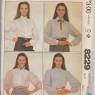 MCCALLS 8229 MISSES' SHIRT Size 8