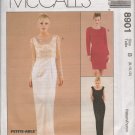 MCCALLS 8901 MISSES' LINED DRESS IN TWO LENGTHS