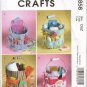 MCCALL'S M4858 CRAFT SEWING PATTERN FOR BUCKET ORGANIZERS