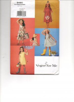 VOGUE 9480 Children's Dress