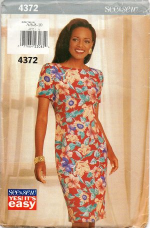 BUTTERICK 4372 MISSES' PETITE DRESS