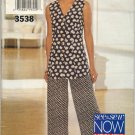 BUTTERICK 3538 MISSES' TOP & PANTS