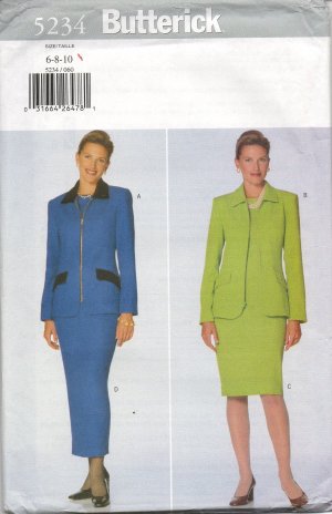 BUTTERICK 5234 MISSES' JACKET & PANTS