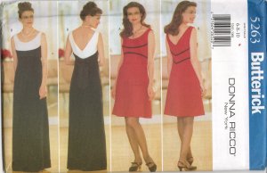 BUTTERICK 5263 MISSES'  DRESS