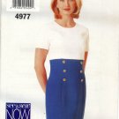 BUTTERICK 4977 MISSES'  DRESS