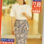 BUTTERICK 6886 MISSES' TOP, & SKIRT