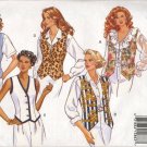 BUTTERICK 6714 MISSES' VESTS  SZ 6, 8, 12
