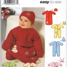 SIMPLICITY 5720 SEWING PATTERN FOR BABY BUNTING, ROMPER & HATS SZ 1 MOS - 6 MOS SIMPLICITY 5720 SEWING PATTERN FOR BABY BUNTING, ROMPER & HATS SZ 1 MOS - 6 MOS