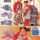 BUTTERICK  4119 CRAFT PATTERN - CHRISTMAS GIFT PACKAGE APRONS, MITT, PLACEMATS, NAPKINS