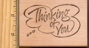 THINKING OF YOU RUBBER STAMP