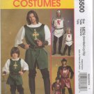MCCALLS M5500 COSTUME PATTERN - MEN'S ADLT  KNIGHT, PRINCE AND  SAMURAI