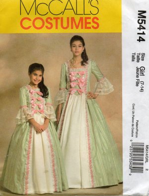 McCall's Pattern Misses' Early American Costume, CCD (10, 12, 14