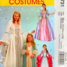 MCCALLS M5731 MISSES  SML, MED, LRG AND XLG COSTUME - PRINCESS
