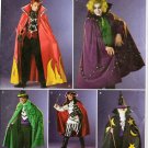 SIMPLICITY 2499 SEWING PATTERN FOR MENS COSTUME-DEVIL,JOKER,PIRATE,WIZARD SZ 30-32, 34-36, 38-40