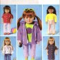 Butterick B4089 Craft  Pattern 18" Doll Wardrobe