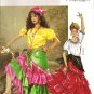 BUTTERICK B4889 MISSES COSTUMES- GYPSY, FLAMENCO Costume  SZ 6-12
