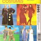 MCCALLS 2895 COSTUME - MISSES AND MENS DEVIL, ROMAN, CAVE, KING & QUEEN OF HEARTS,