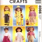 MCCALLS 4066 CRAFT PATTERN- 18 inch DOLL CLOTHES