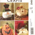 MCCALLS M4942 CRAFT PATTERN- SEASONAL DECORATIONS