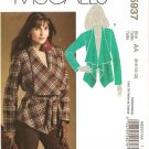 McCalls M5937 Misses Lined Jacket and Belt SZ: 6, 8 10, 12