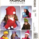 MCCALLS  M5993 SEWING PATTERN FOR CHILDREN'S & GIRL'S' HATS, SCARVES & MITTENS