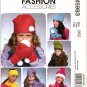 MCCALLS  M5993 SEWING PATTERN FOR CHILDREN'S & GIRL'S' HATS, SCARVES & MITTENS