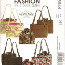 McCalls M5944 SEWING PATTERN FOR BAG AND TOTE AND LINER IN TWO SIZES-